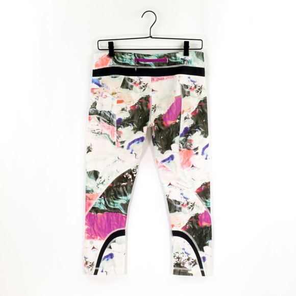 LULULEMON Inspire Crop II Pigment Wave Multi Sz 8 - Picture 4 of 13